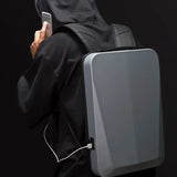 Mochila masculina para notebook com zíper YKK e alça antideslizante