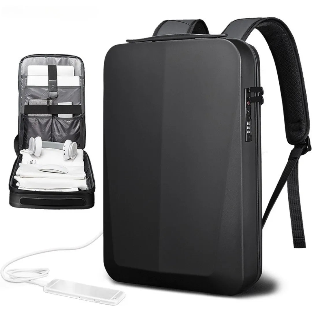 Mochila masculina para notebook com zíper YKK e alça antideslizante