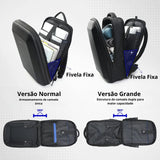 Mochila expansível ELAVIER Tigernu com estrutura leve e zíper seguro