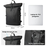 Detalhe do painel respirável e punho macio da mochila Dash