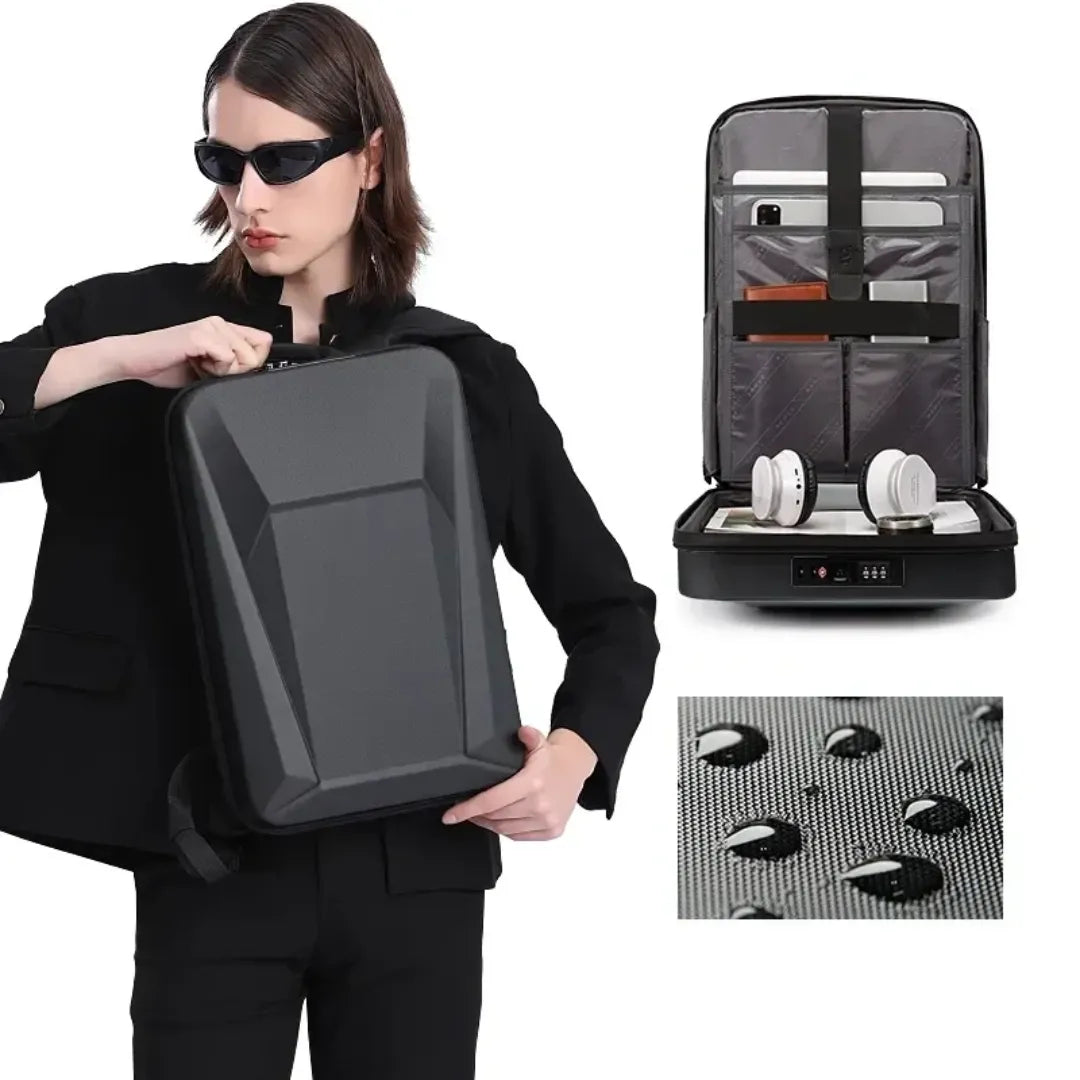 Mochila executiva de viagem ELAVIER Hyperion com espaço interno organizado