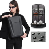 Mochila executiva de viagem ELAVIER Hyperion com espaço interno organizado