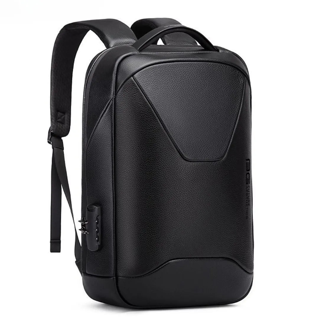 Mochila Saboteur ELAVIER antifurto para notebook 15.6" em couro