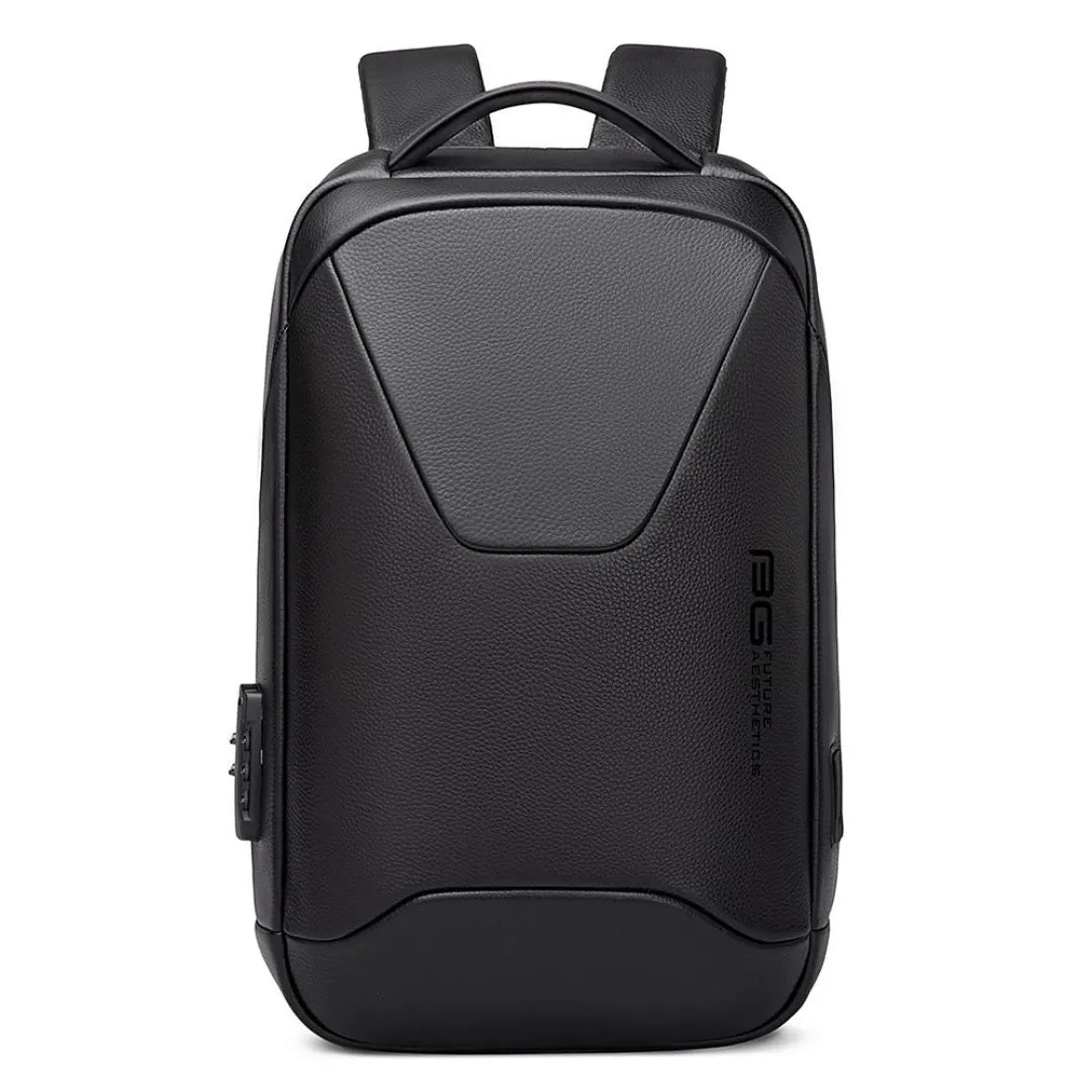 Mochila de couro bovino Saboteur ELAVIER à prova d'água com estilo premium