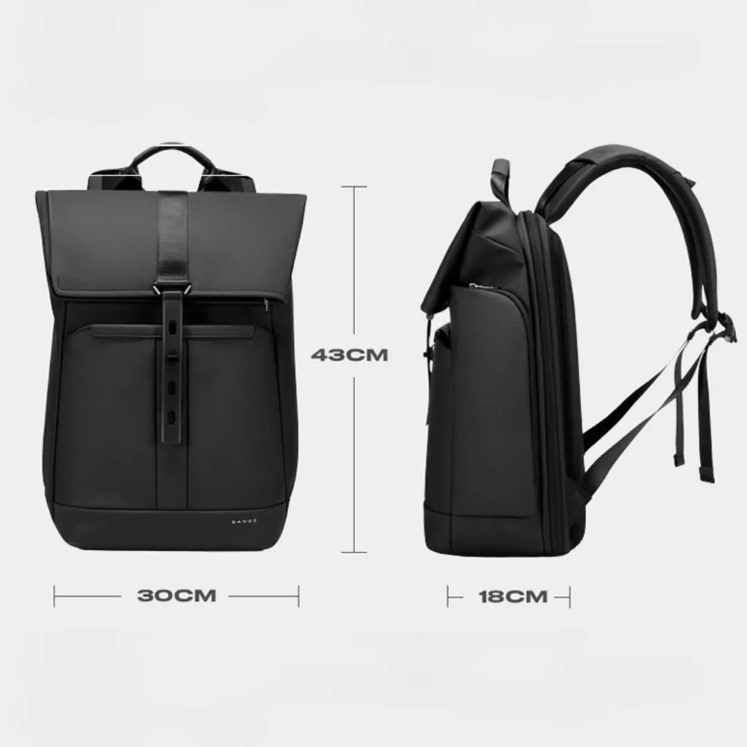 Mochila de couro para notebook 15.6" Velocity ELAVIER antifurto