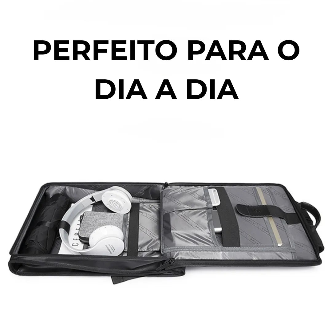 Mochila multifuncional executiva ELAVIER Eclipse com estilo compacto