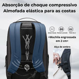Mochila impermeável para notebook 15.6" com estilo executivo
