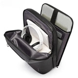 Detalhe do interior da mochila ELAVIER – espaço para celular e zíper interno