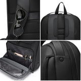 Vista interna da mochila executiva ELAVIER com bolsos organizados