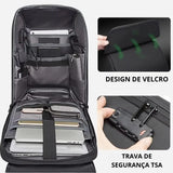 Mochila Zephyr ELAVIER com bolsos EDC e compartimento para laptop