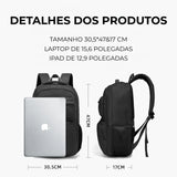 Mochila executiva ELAVIER para notebook 15.6" com tecido Oxford