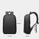 Interior da mochila executiva Vortex com divisões para laptop e acessórios