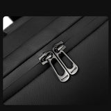 Mochila de viagem executiva ELAVIER com acabamento em couro Derm