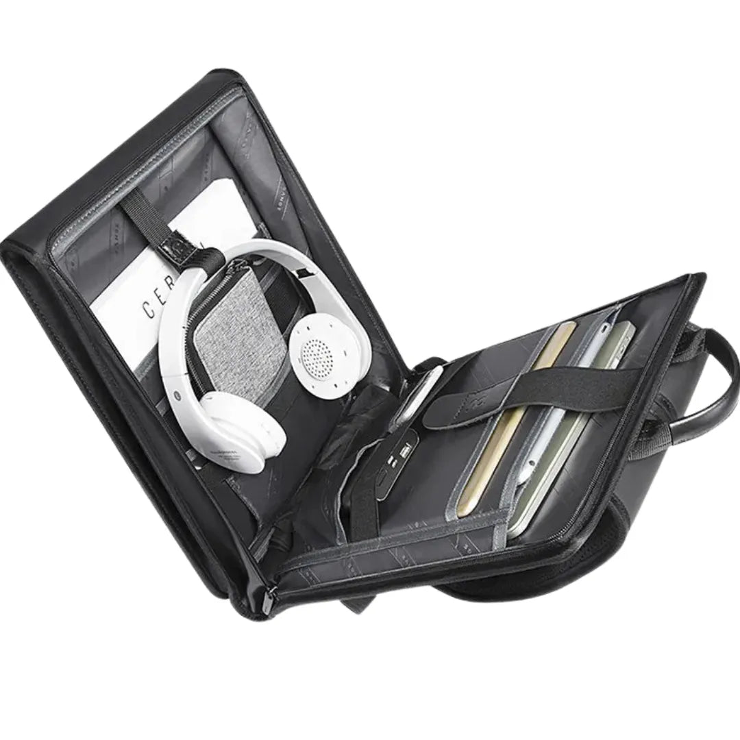 Mochila executiva Eclipse ELAVIER impermeável para notebook 14.1"