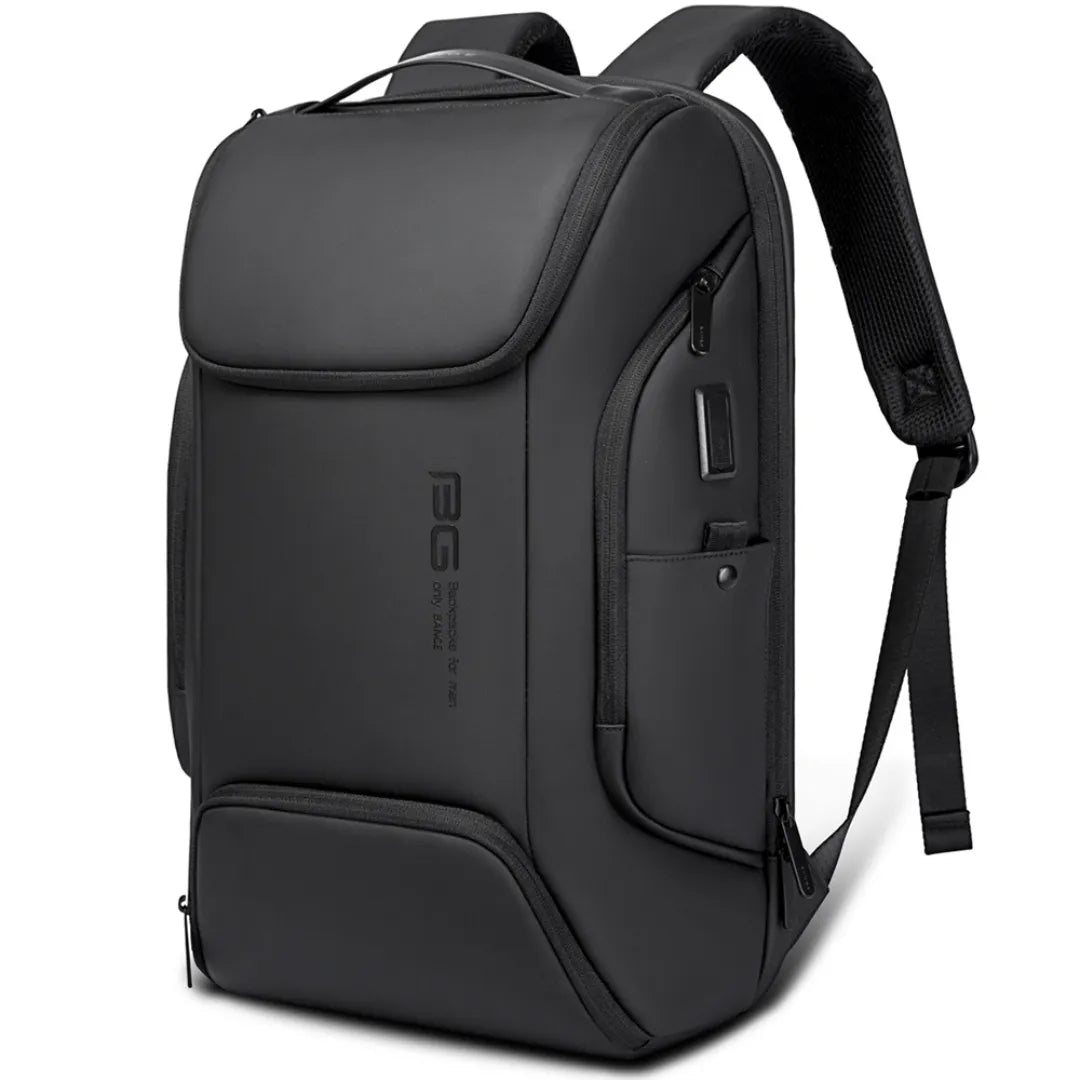 Vista traseira da mochila Ember com bolsos escondidos e alça reforçada