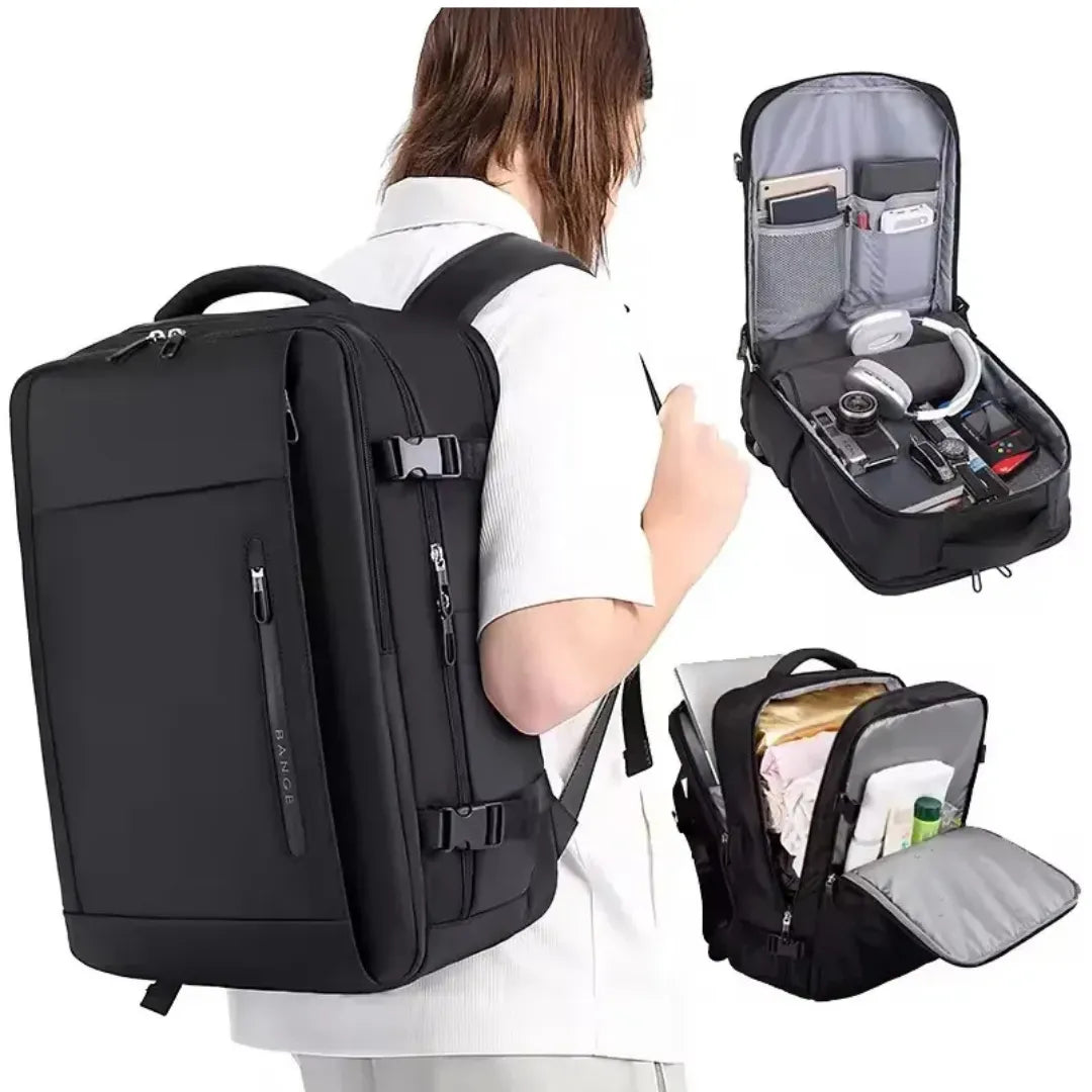 Mochila Vibe com alças ajustáveis e design unissex moderno