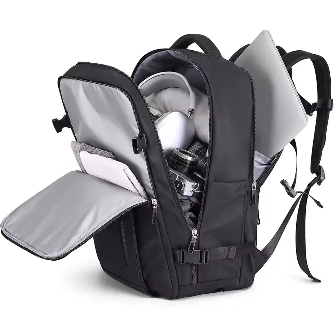 Vista lateral da mochila Vibe ELAVIER com estilo casual elegante