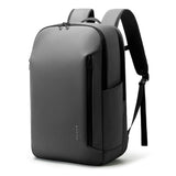 Vista frontal da mochila executiva de viagem ELAVIER com bolsos