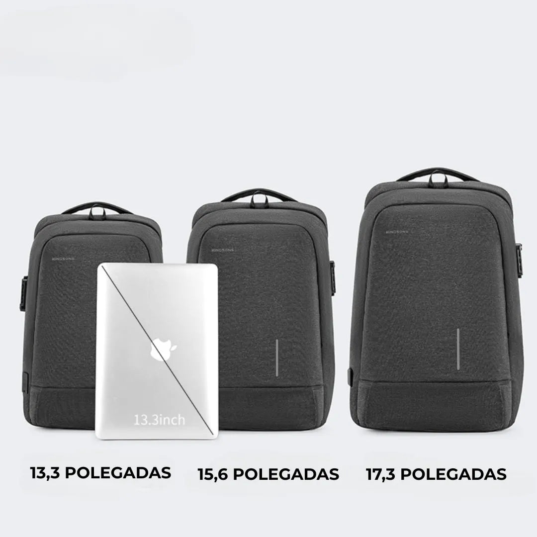Mochila ELAVIER grande com compartimento acolchoado para notebook 