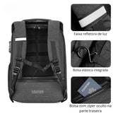 Vista interna da mochila ELAVIER p/ notebooks de 13" a 17.3"