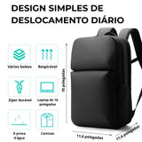 Detalhe das alças ergonômicas e punho da mochila Zen ELAVIER