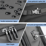 Mochila para notebook 17.3" Halo ELAVIER com porta USB e apito SOS
