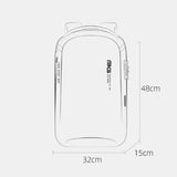 Mochila de viagem ELAVIER Zero com porta USB e estilo urbano