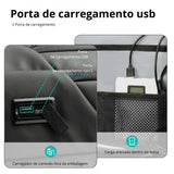 Mochila de viagem ELAVIER HK impermeável com compartimento acolchoado