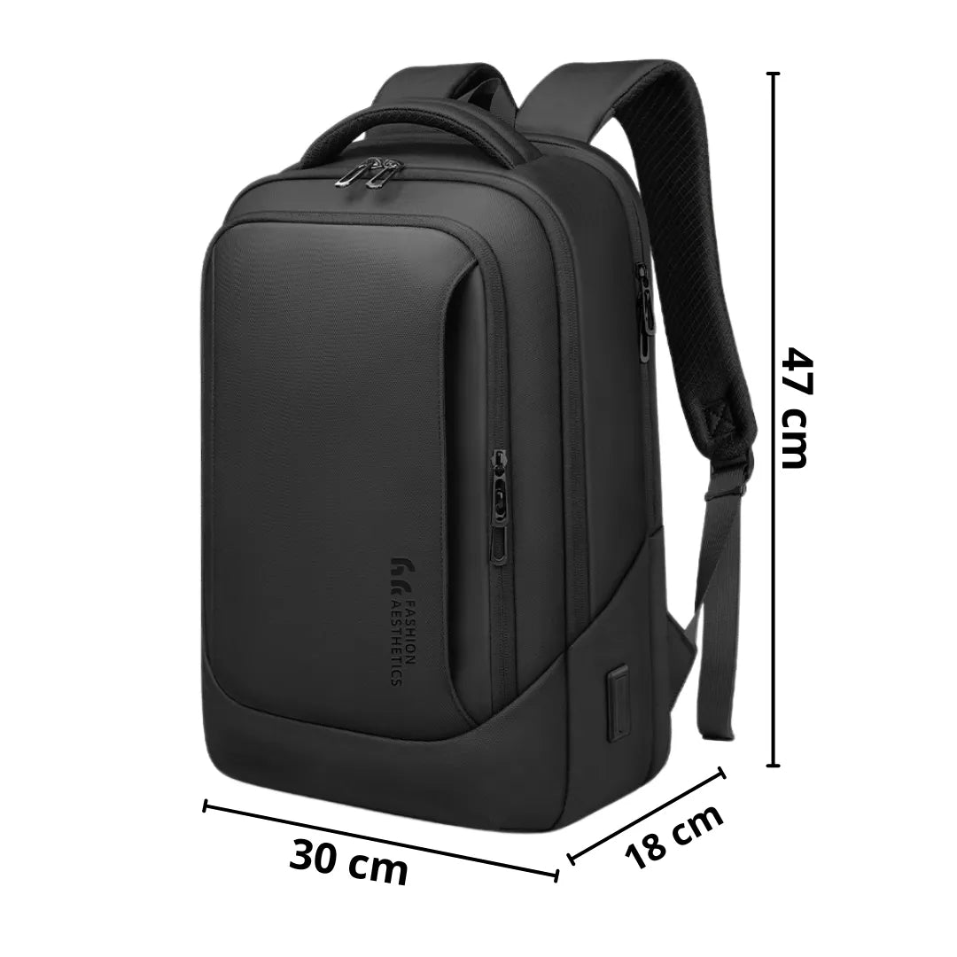 Mochila leve para notebook com alça ergonômica e proteção contra chuva