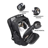 Mochila ELAVIER impermeável com alças reforçadas e design moderno