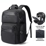 Mochila de viagem ELAVIER com porta USB e proteção antifurto