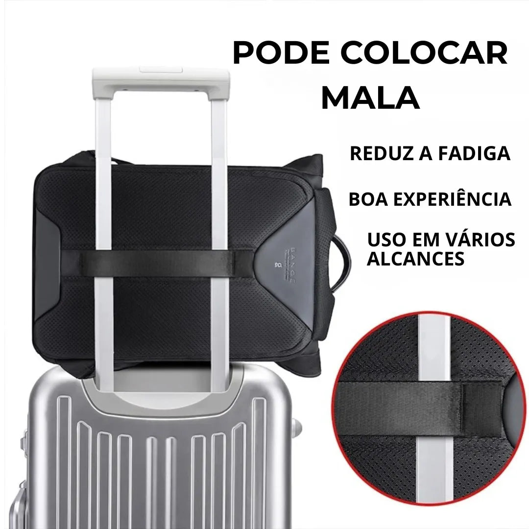 Mochila Magnum ELAVIER de viagem com expansão vertical de 15cm
