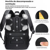 Mochila ELAVIER Neo moderna e funcional para viagens e uso diário