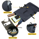 Mochila ELAVIER para notebook com zíper reforçado e tecido impermeável